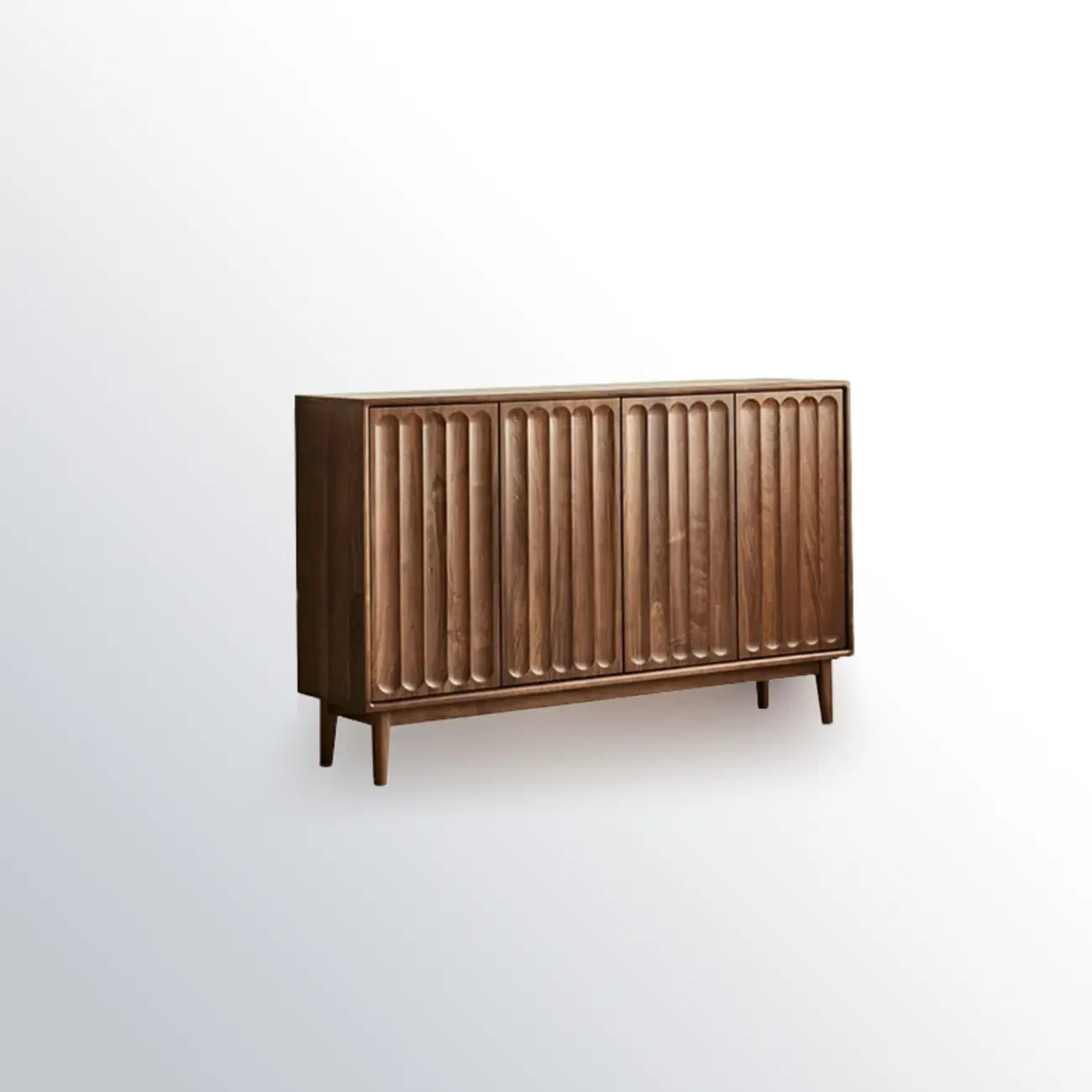 Meuble d'appoint scandinave en pin, autoportant