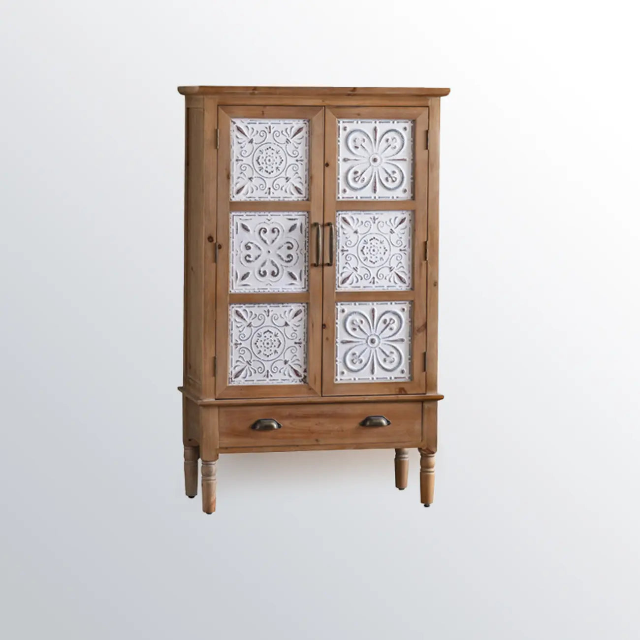 Commode d'appoint rustique pour usage intérieur avec plusieurs tiroirs