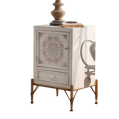 Meuble de rangement rustique en bois, autoportant, pour salon