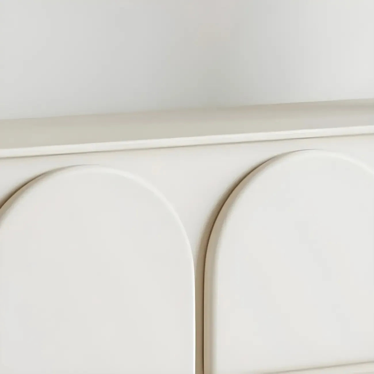 Meuble TV avec étagère latérale en bois nordique blanc et armoire