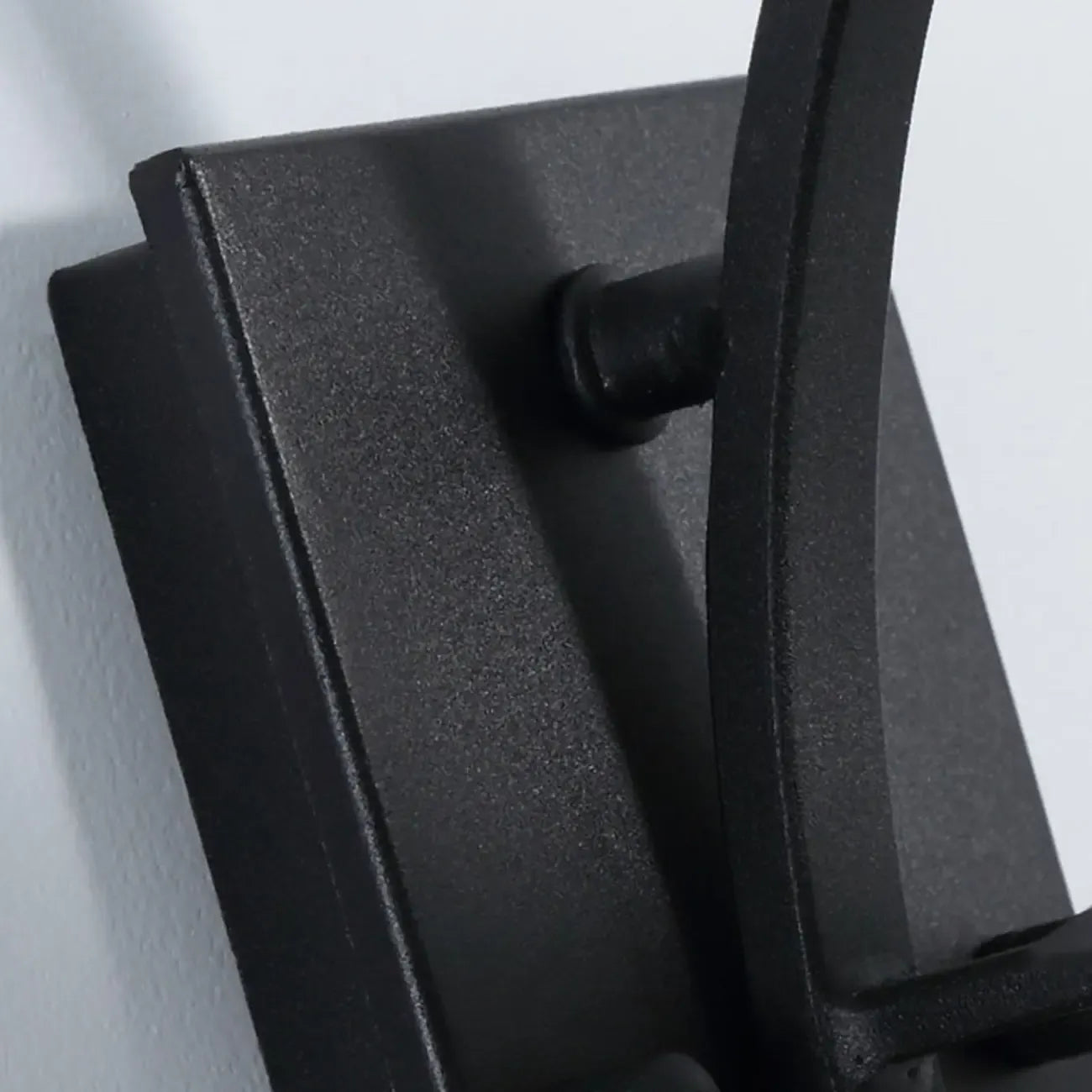 Mini applique murale extérieure industrielle en métal, lanterne cylindrique en verre