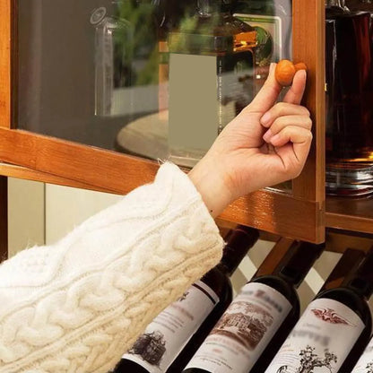 Casier à vin empilable en bois naturel et moderne