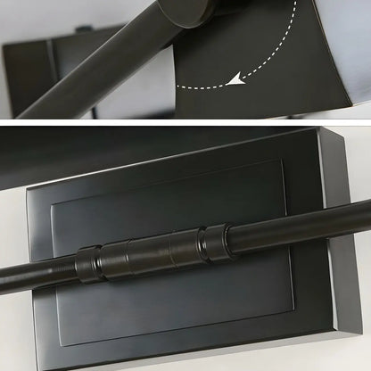 Applique murale moderne en métal avec abat-jour encastré pour salle de bain