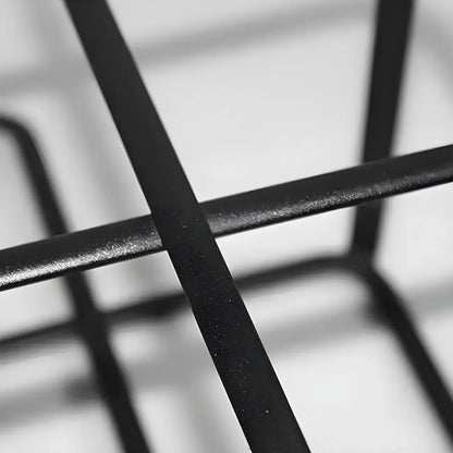 Porte-bouteilles de table empilable en métal doré