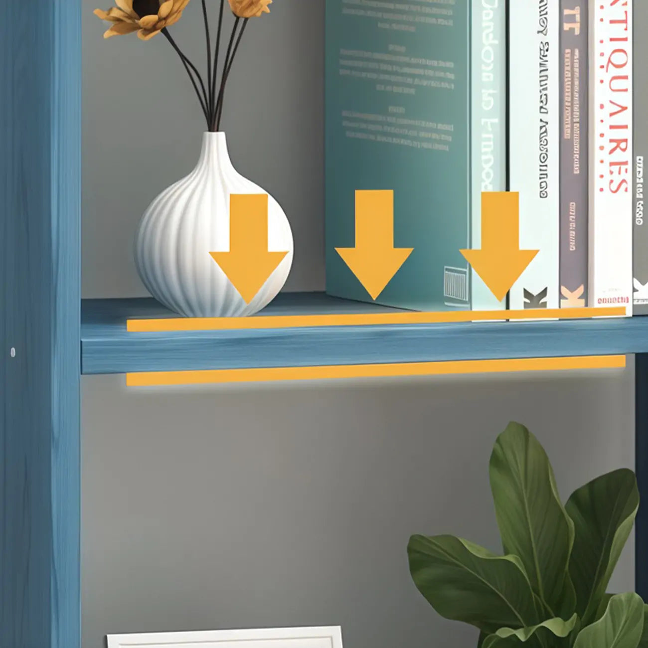 Table de chevet moderne en bois, haute et spacieuse, avec étagères et 2 tiroirs