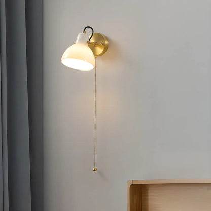 Applique murale de 12,5 à 22,5 cm avec chaînette pour la décoration de chambre