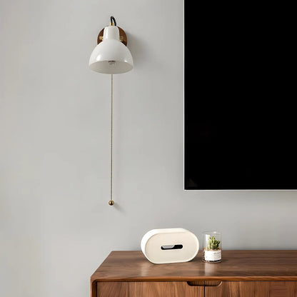 Applique murale de 12,5 à 22,5 cm avec chaînette pour la décoration de chambre