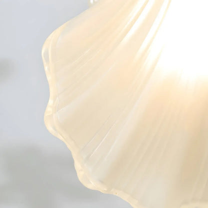 Applique murale en forme de coquillage avec chaînette pour salon