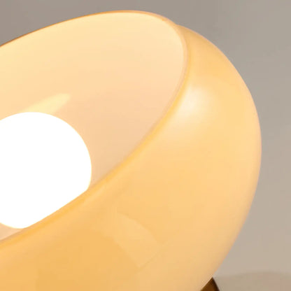 Plafonnier LED semi-encastré en verre moderne pour salon