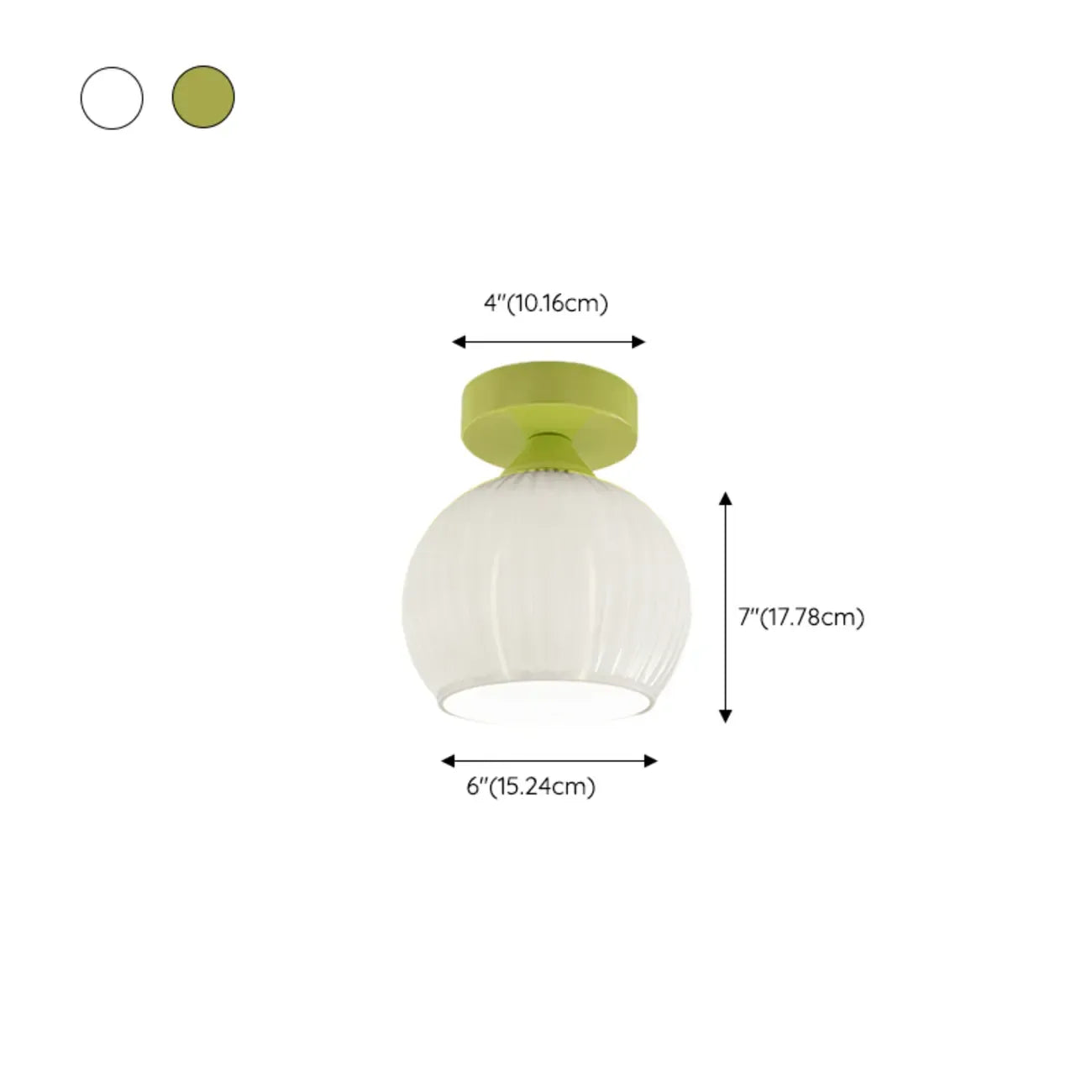 Plafonnier LED semi-encastré en verre moderne pour salon