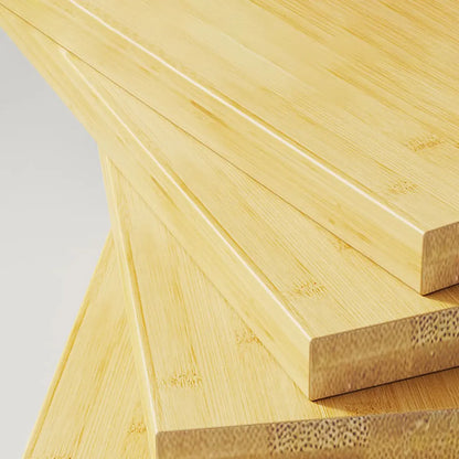 Table de chevet scandinave en bois massif naturel