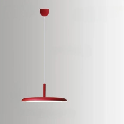 Suspension LED ronde moderne à longueur réglable pour salle à manger