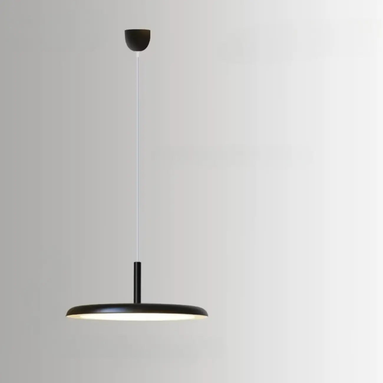 Suspension LED ronde moderne à longueur réglable pour salle à manger
