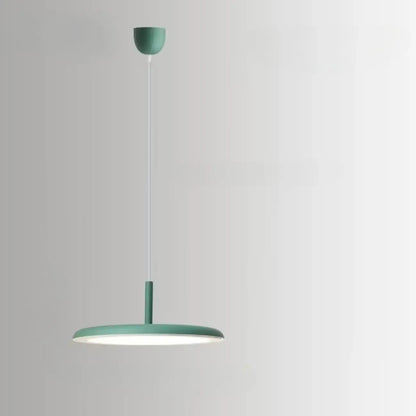 Suspension LED ronde moderne à longueur réglable pour salle à manger