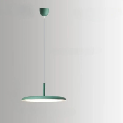 Suspension LED ronde moderne à longueur réglable pour salle à manger