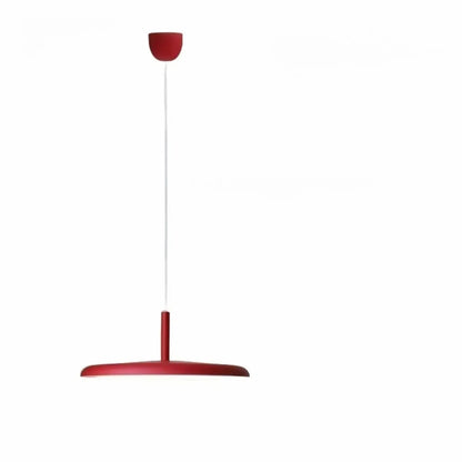 Suspension LED ronde moderne à longueur réglable pour salle à manger