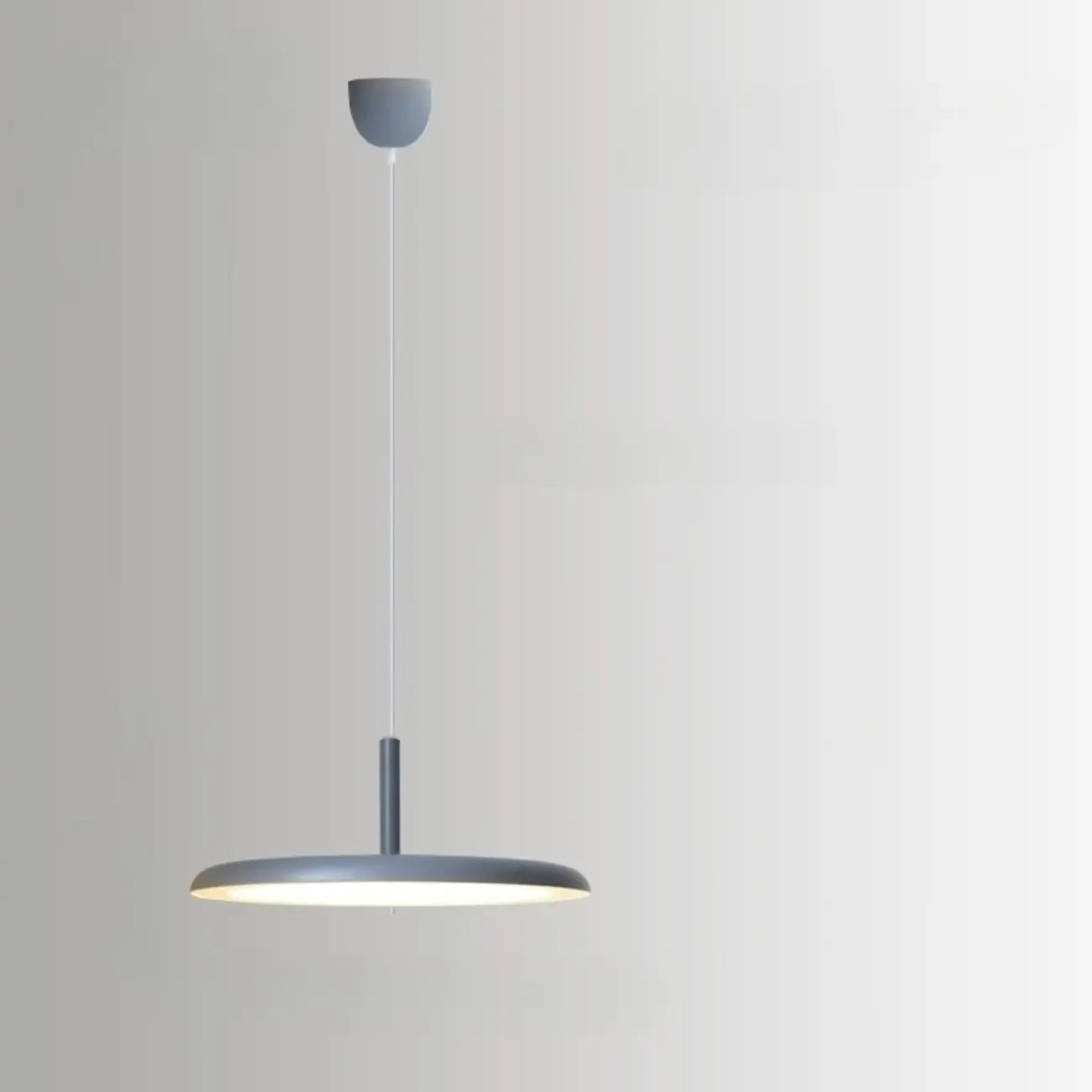 Suspension LED ronde moderne à longueur réglable pour salle à manger