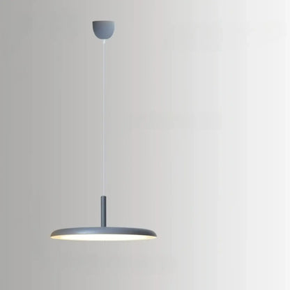 Suspension LED ronde moderne à longueur réglable pour salle à manger