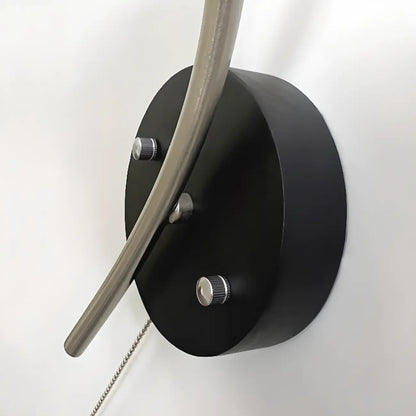 Applique murale vintage 6,5 avec abat-jour conique en tissu pour chambre à coucher