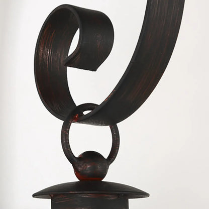 Lanterne murale d'extérieur moderne en métal et verre dépoli noir