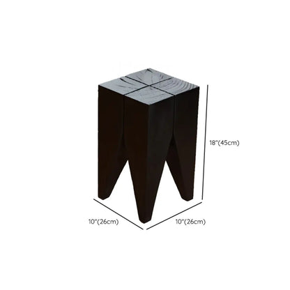 Table d'appoint en bois naturel de forme sablier