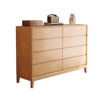 Commodes de rangement à 4 niveaux en bois naturel, style minimaliste, pour salon