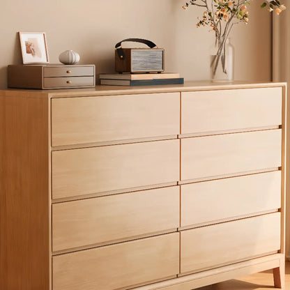 Commodes de rangement à 4 niveaux en bois naturel, style minimaliste, pour salon