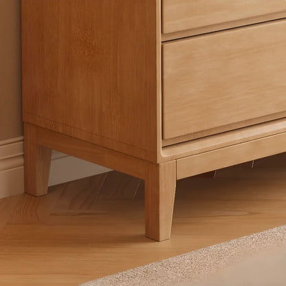 Commodes de rangement à 4 niveaux en bois naturel, style minimaliste, pour salon