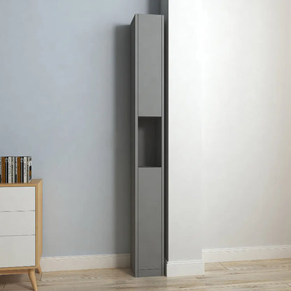 Vitrine moderne et élégante à étagères hautes rectangulaires en bois