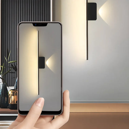 Applique murale à 2 lumières en fonte noire pour salle de bain