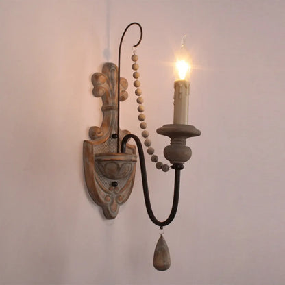 Applique murale vintage en cristal de style candélabre pour éclairage intérieur