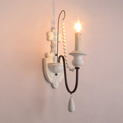 Applique murale vintage en cristal de style candélabre pour éclairage intérieur