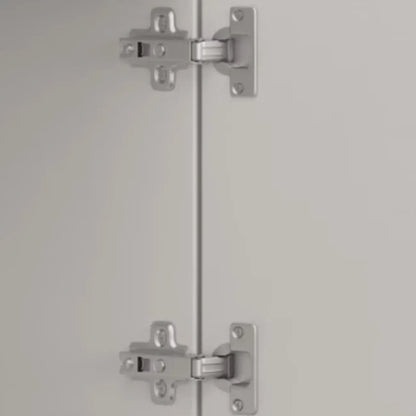 Meuble TV rectangulaire en bois blanc de 71 pouces avec rangement