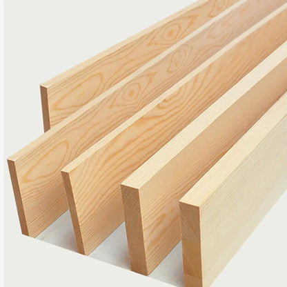 Table de chevet carrée en bois massif à 2 tiroirs avec pieds