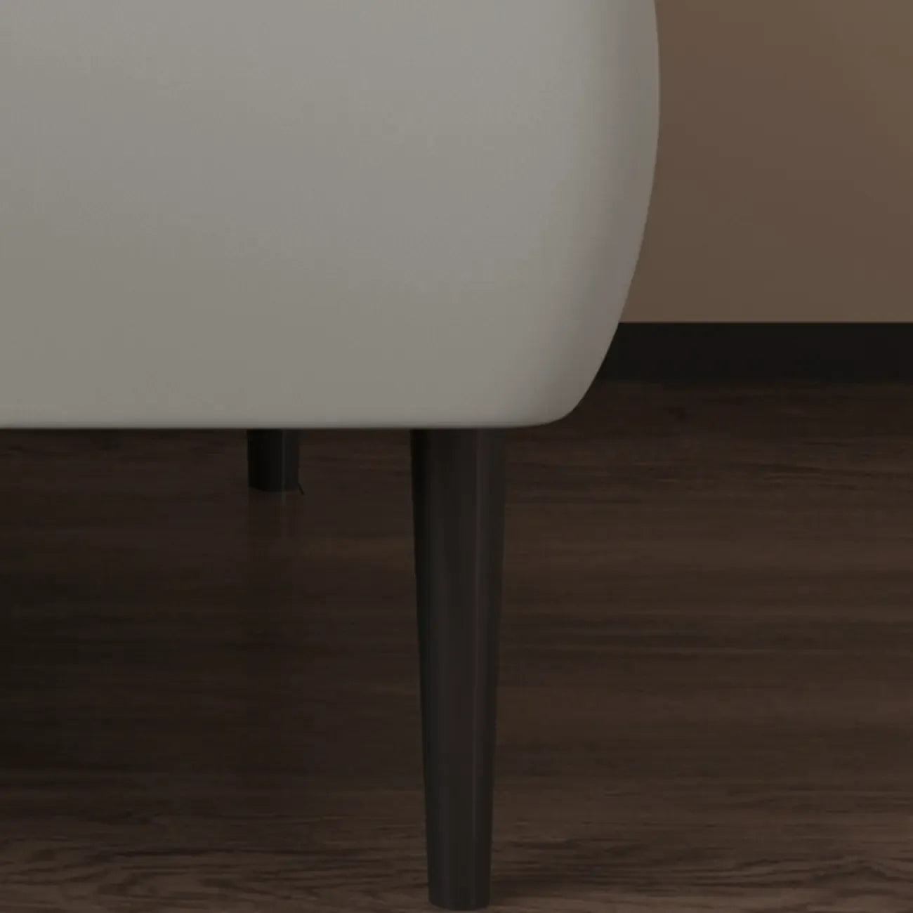 Table de chevet simple à deux tiroirs avec plateau en pierre frittée