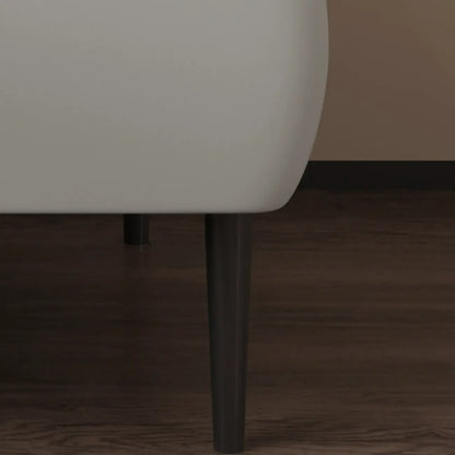 Table de chevet simple à deux tiroirs avec plateau en pierre frittée