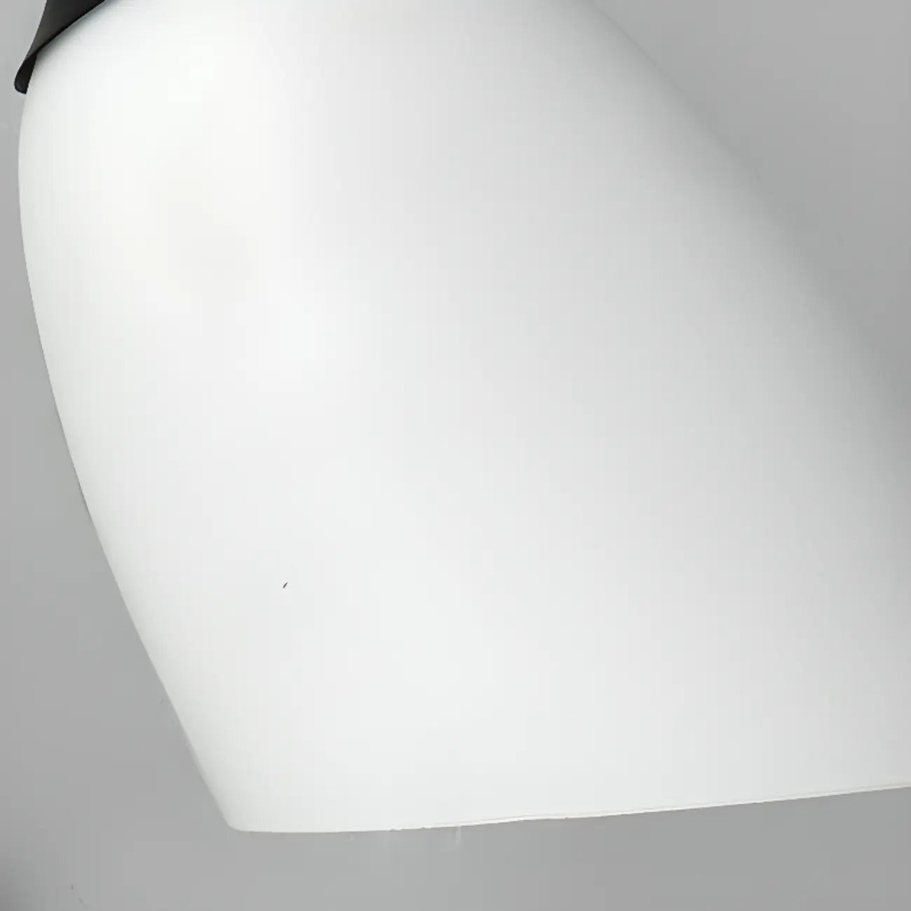Applique murale minimaliste en verre blanc pour éclairage de chambre