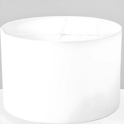 Lampe de table moderne en pierre avec abat-jour en tissu, compatible LED