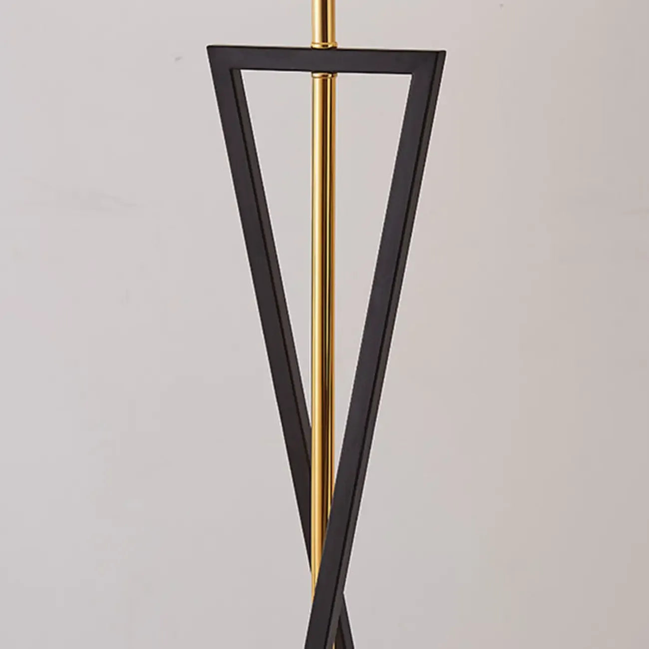 Lampadaire moderne en métal noir avec abat-jour cylindrique