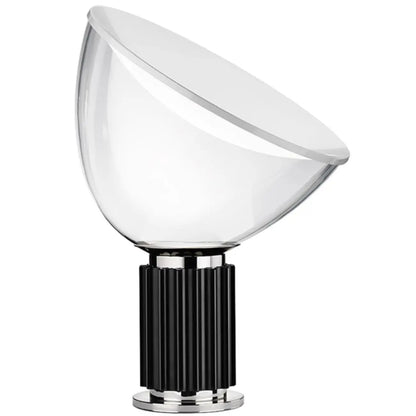 Lampe de table moderne en verre avec options LED
