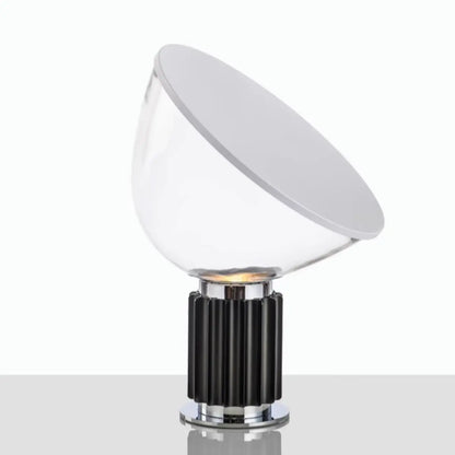 Lampe de table moderne en verre avec options LED