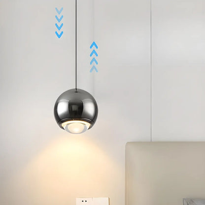 Suspension moderne en métal et verre, réglable, pour la cuisine