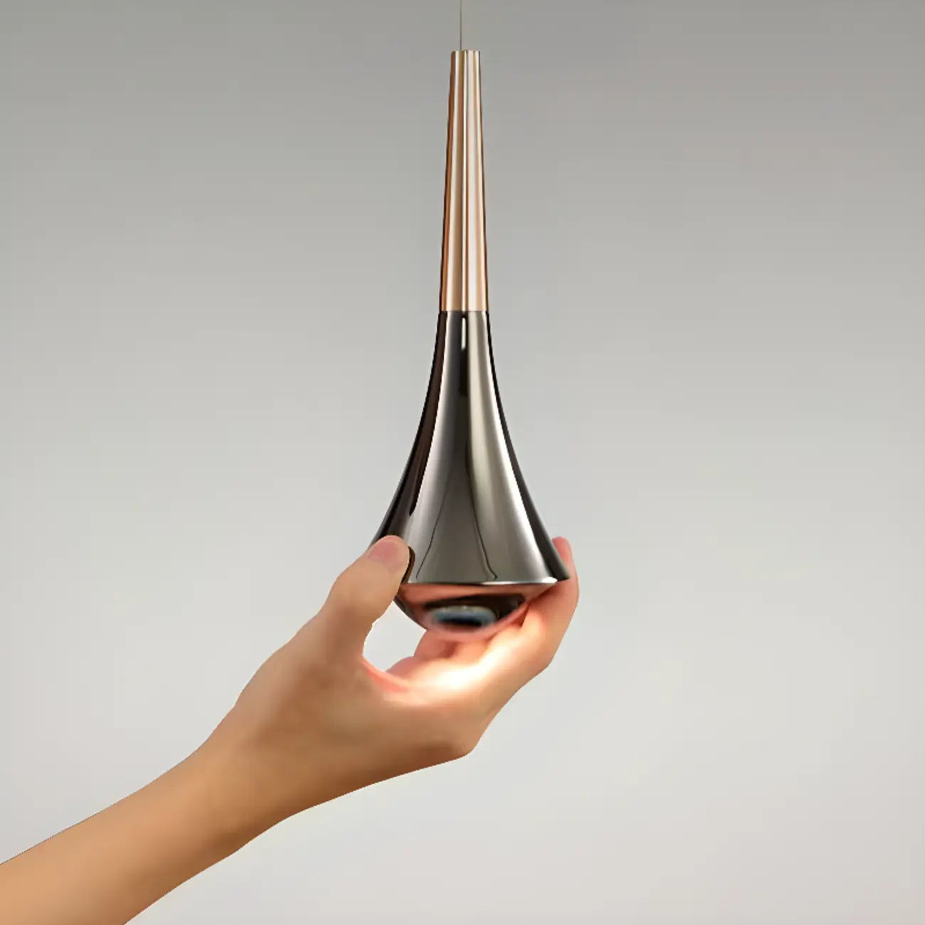 Suspension moderne en métal et verre, réglable, pour la cuisine