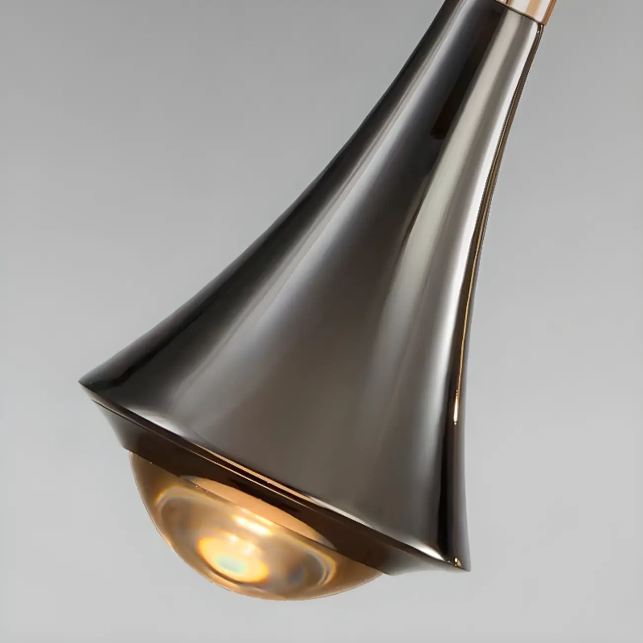 Suspension moderne en métal et verre, réglable, pour la cuisine