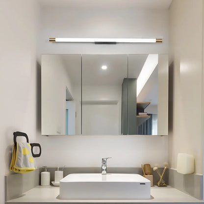 Applique murale LED cylindrique minimaliste avec couvercle en PMMA