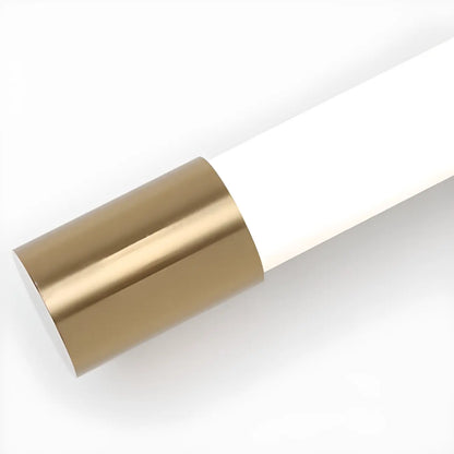 Applique murale LED cylindrique minimaliste avec couvercle en PMMA
