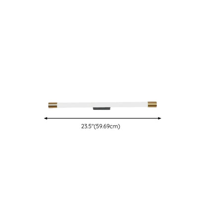 Applique murale LED cylindrique minimaliste avec couvercle en PMMA