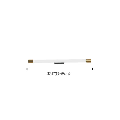 Applique murale LED cylindrique minimaliste avec couvercle en PMMA