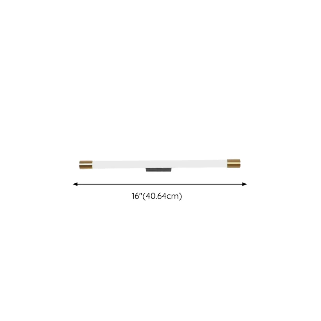 Applique murale LED cylindrique minimaliste avec couvercle en PMMA