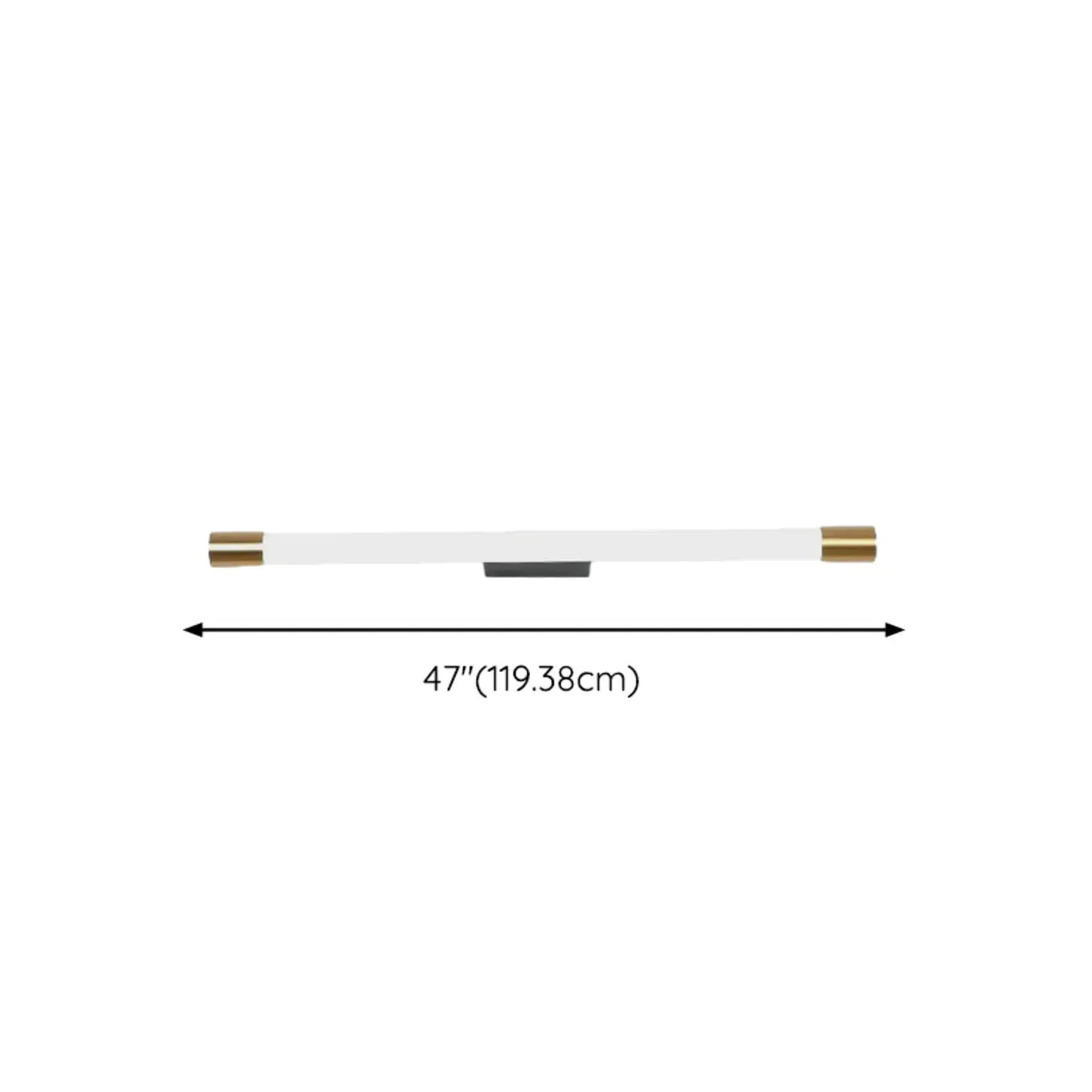 Applique murale LED cylindrique minimaliste avec couvercle en PMMA